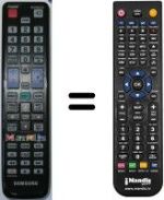 Replacement remote control Samsung UE46D5500