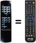 Replacement remote control REMCON297