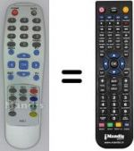 Replacement remote control Beko 4401