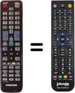 Replacement remote control Samsung UE40D5700RS/XZG