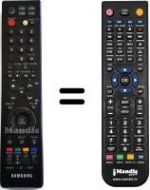 Replacement remote control Samsung LE32N7