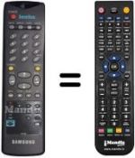 Replacement remote control Samsung AA59-00007K