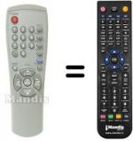 Replacement remote control Samsung AA59-00104J