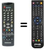 Replacement remote control Samsung AA59-00107B