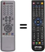 Replacement remote control Samsung LE26R41BX / /XEE