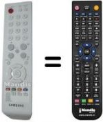 Replacement remote control Samsung BN59-00589A