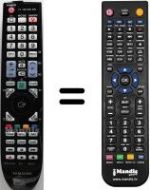 Replacement remote control Samsung LE32M71BX/NWT