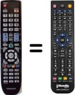 Replacement remote control Samsung RC-T8004