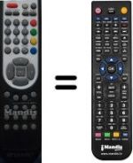 Replacement remote control Sansui TV191LED