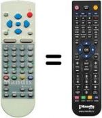 Replacement remote control Sanyo JXMFE