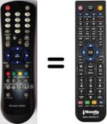 Replacement remote control Schaub Lorenz LT19-350DB