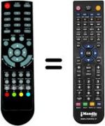 Replacement remote control Scott TVX156