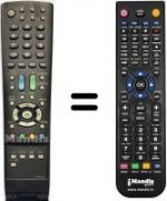 Replacement remote control Sharp LC42RD2S
