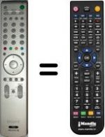 Replacement remote control Sony KDLS26A11E