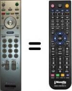 Replacement remote control Sony KDL-40S2510LCD