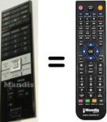 Replacement remote control Sony XEL-1