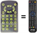 Replacement remote control Roadstar REMCON039