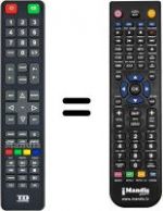 Replacement remote control TD Systems K24DLT7F