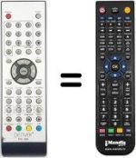 Replacement remote control Denver TFD-1905
