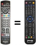Replacement remote control Panasonic TH-37DV71FH
