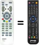 Replacement remote control Thomson 20MG132