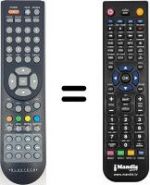 Replacement remote control BLUETECH TQT1910BT002