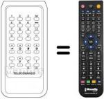 Replacement remote control Irradio 19SERIES