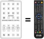 Replacement remote control Irradio REMCON080