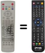 Replacement remote control REMCON237