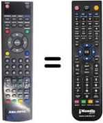 Replacement remote control United LTW24X95