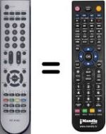 Replacement remote control RC-6182-TEAC