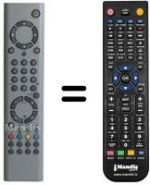 Replacement remote control Techwood PL42SI