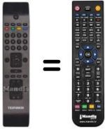 Replacement remote control Telefunken RC3902