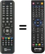 Replacement remote control Telesystem TS ULTRA 4K