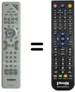 Replacement remote control Thomson 32WE9101