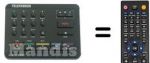 Replacement remote control RC1193S