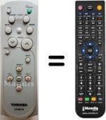 Replacement remote control Toshiba TLP-T70M