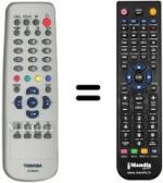 Replacement remote control CT-90279