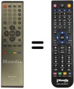 Replacement remote control CT-8015
