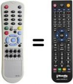 Replacement remote control DIUNAMAI H2TVC14K