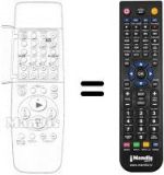 Replacement remote control Panasonic VEQ1941