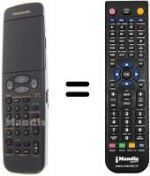 Replacement remote control Panasonic VEQ1957
