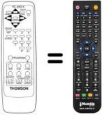 Replacement remote control REMCON322