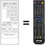 Replacement remote control Panasonic VSQ0479