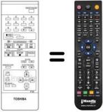 Replacement remote control Toshiba 7014-8347