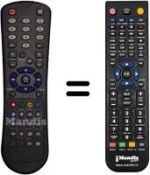 Replacement remote control RC1242