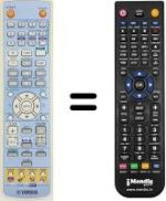 Replacement remote control Yamaha DVRS120