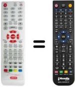Replacement remote control REMCON896