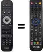 Replacement remote control Philips 37PFL4007H