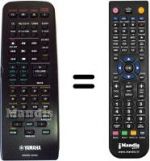 Replacement remote control Yamaha HTR-5830